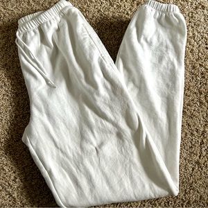 White Brandy Melville Sweatpants🤍